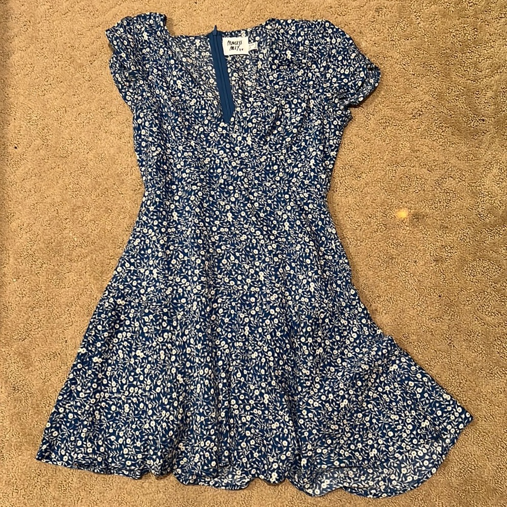 Princess Polly Blue Floral Dress